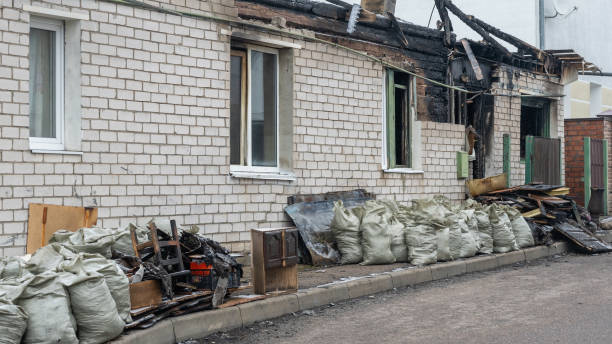Professional Fire Damage Repair technician working in Dayton, MD